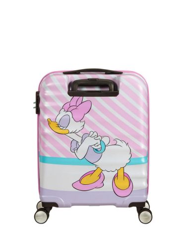 Trolley American Tourister 4 ruote 55 cm. Wavebreaker Disney Daisy Pink Kiss laterale 2