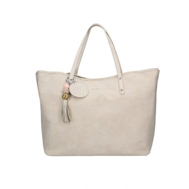 Borsa Shopping Pash Bag by Atelier Du Sac con pochette rimovibile 12015 Beige