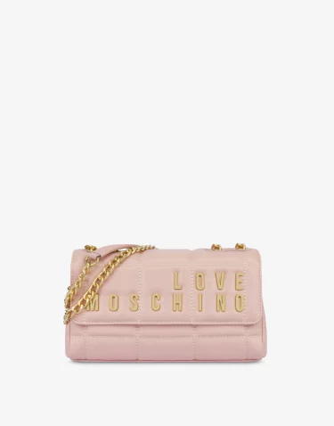 Borsa a Spalla Love Moschino Embroidery Quilt JC4260PP0GKB0609 Nude